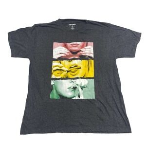 SurfStyle Woman Smoking Tee Thrifted Vintage Style Size XL